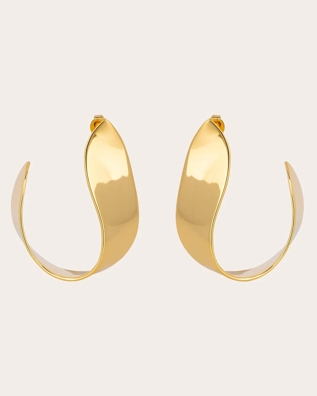 The Lunar earrings - gold plated