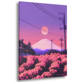 The Pink Field (Meadows) Canvas