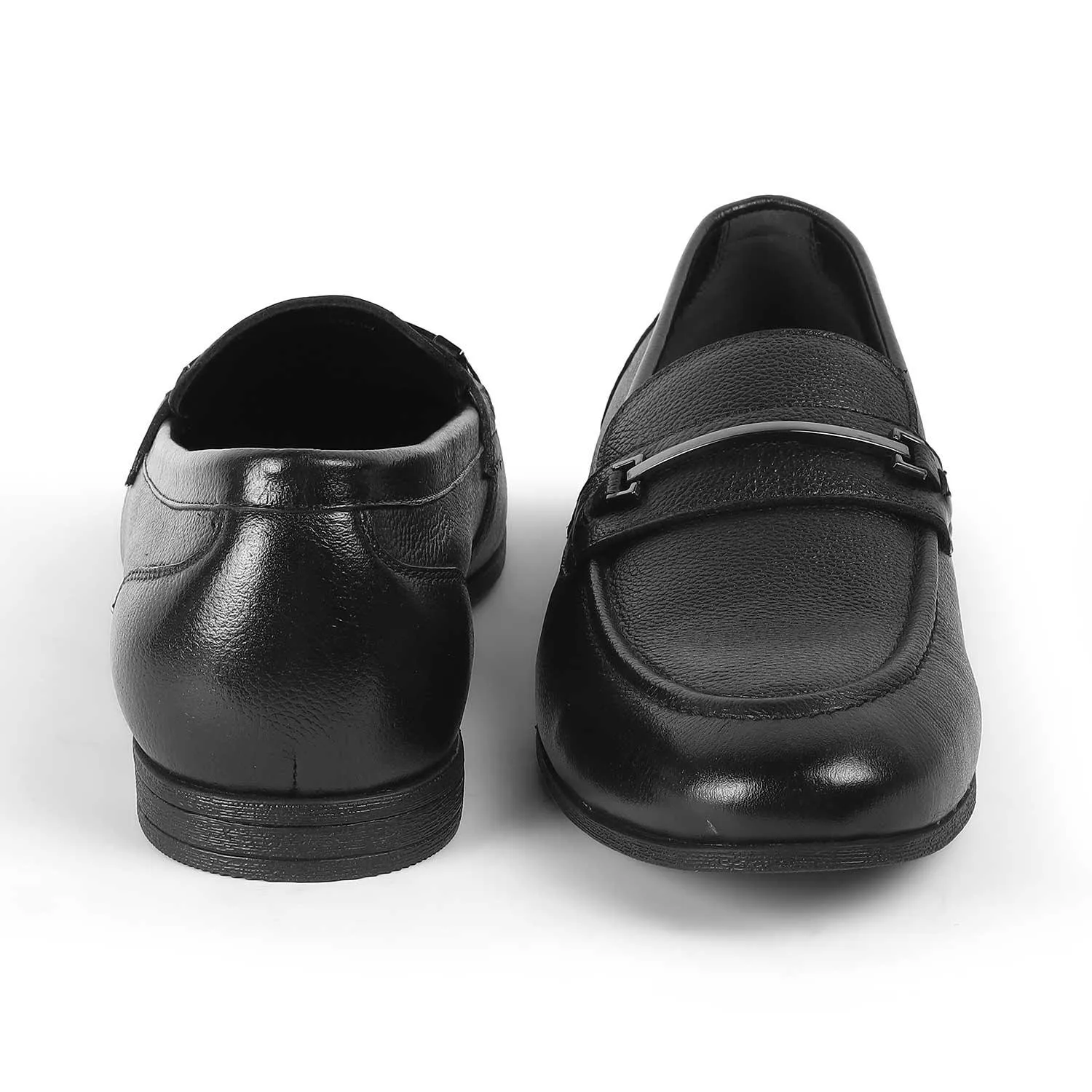 Tresmode Byron Black Men's Leather Loafers