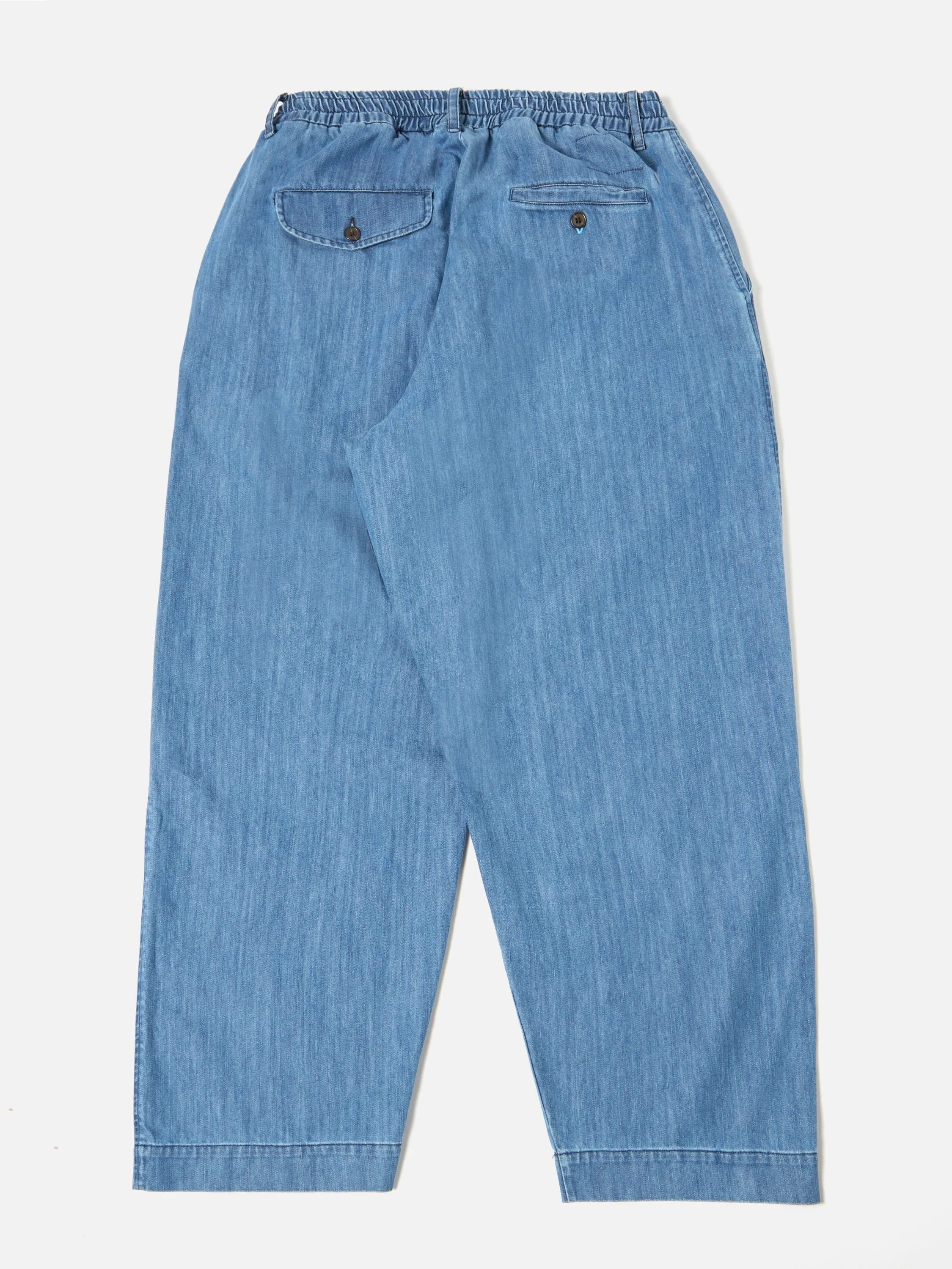 Universal Works Oxford Pant in Indigo 9oz Organic Denim