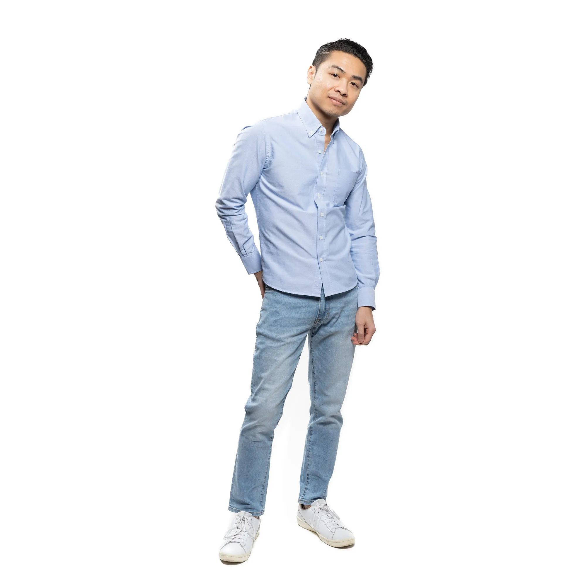 Weekend Oxford Slim Fit - Blue