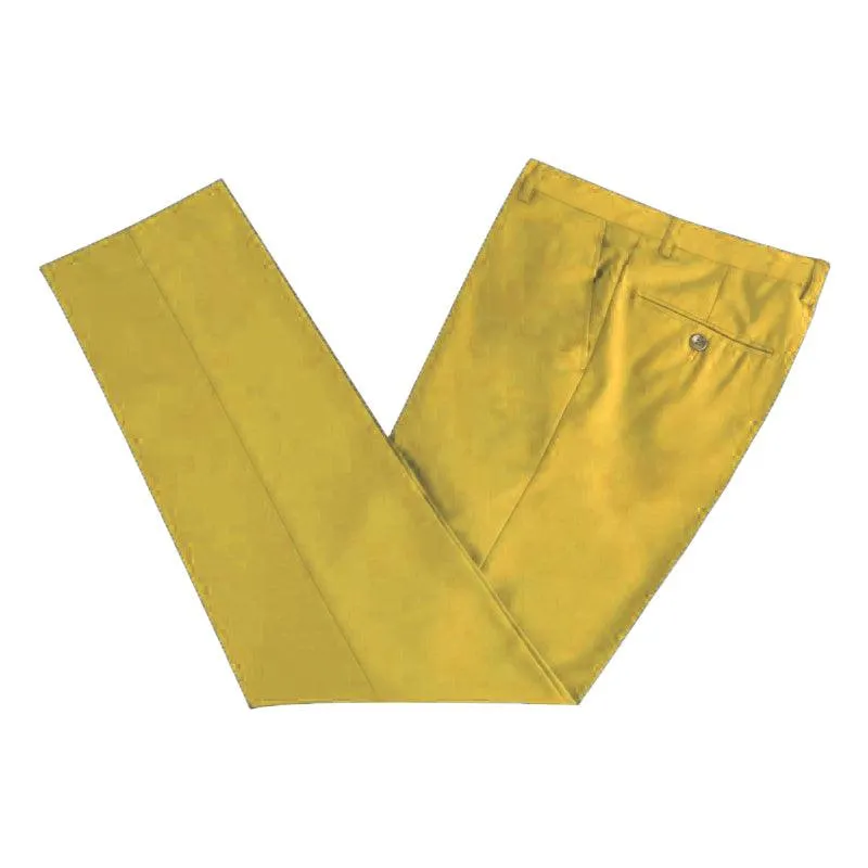 Yellow Microfiber Pants